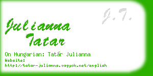 julianna tatar business card