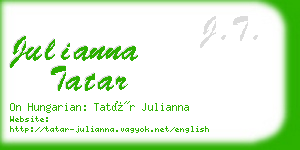 julianna tatar business card